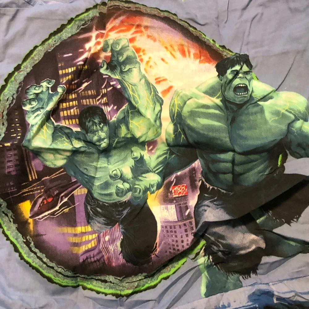 Marvel Hulk Twin sheets Set - Blue & Green
